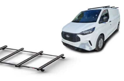 FORD TRANSIT CUSTOM LWB L/ROOF (02/24 – CURRENT) TRADEMAX CROSSBARS 4X