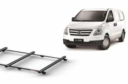 Wedgetail Trade-Max 3 x Crossbars - Hyundai iLoad H1 with bare roof (2008-2021)