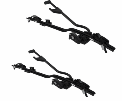 Thule ProRide 598 black roof mounted bike carrier x 2 (598002)