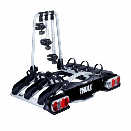 Thule EuroWay G2 - 3-bike platform towbar bike rack 13-pin black/aluminium